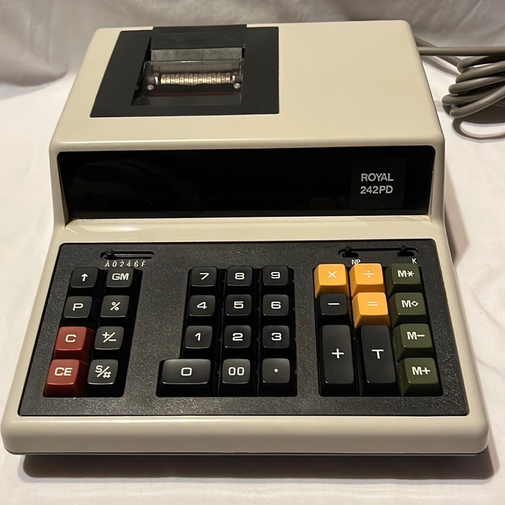 Vintage Desk Calculator.